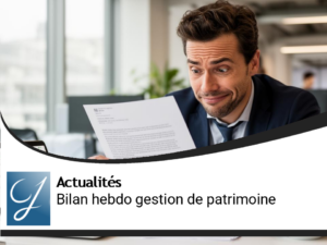 Bilan de la semaine blog gestion de patrimoine