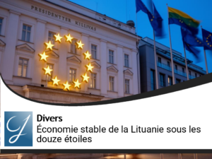 Sous les douze étoiles, la Lituanie a une économie stable