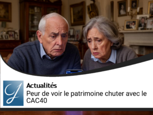 Ils ont peur que leurs patrimoines baissent avec le CAC40