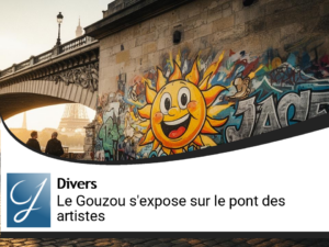 Le Gouzou fait son show sur le pont des artistes!