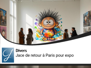 Jace est de retour sur Paris pour une nouvelle exposition