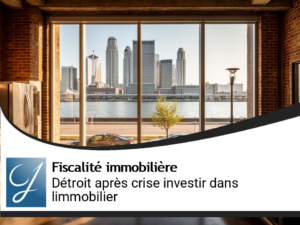 Détroit après crise la ville pour faire du rendement immobilier?