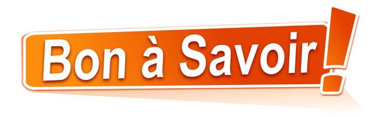 bon à savoir