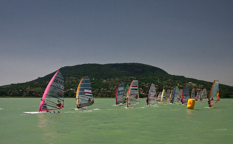 Compétition de windsurf Balaton