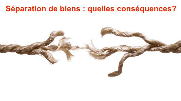 contrat séparation de biens