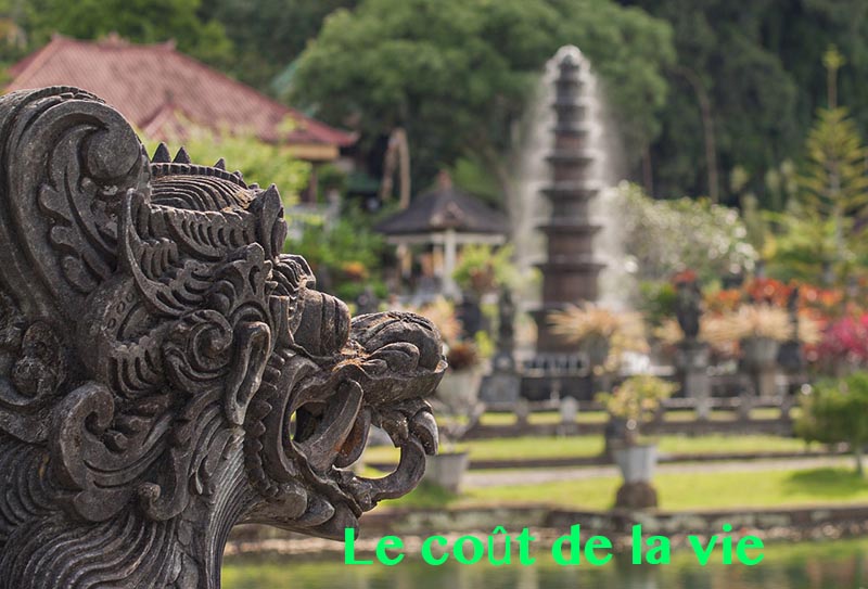 coût de la vie bali