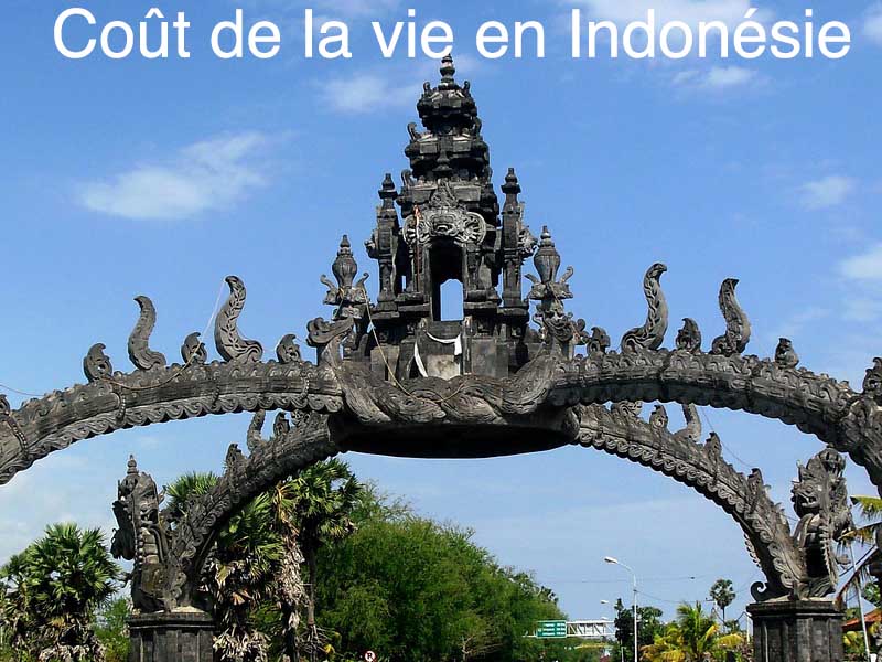coût de la vie en Indonésie