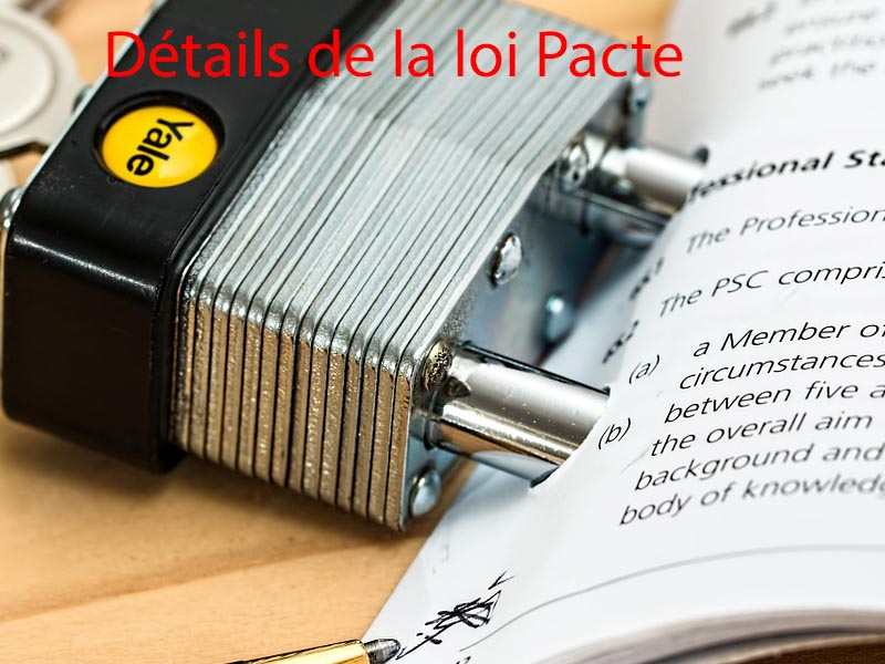 détails de la loi pacte