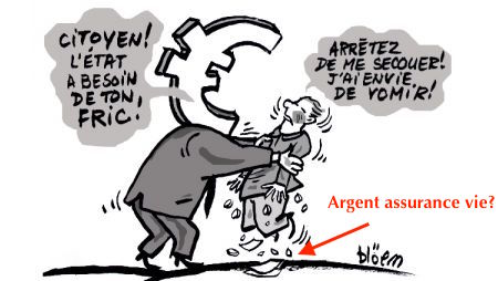 dette France assurance vie