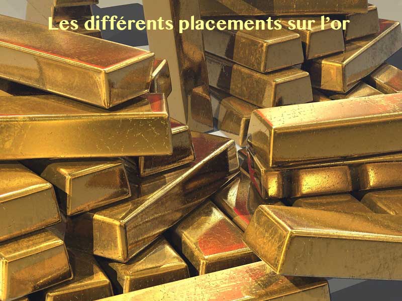 différents placements or