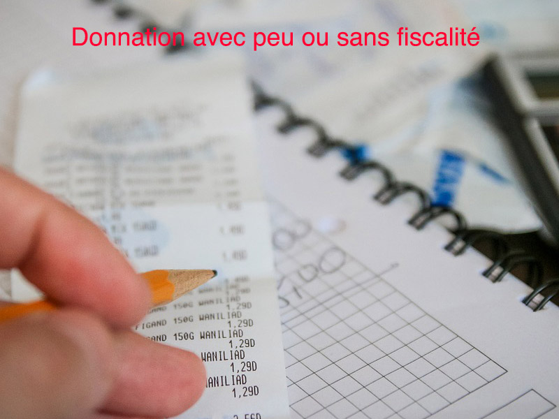 donation avec peu ou sans fiscalité