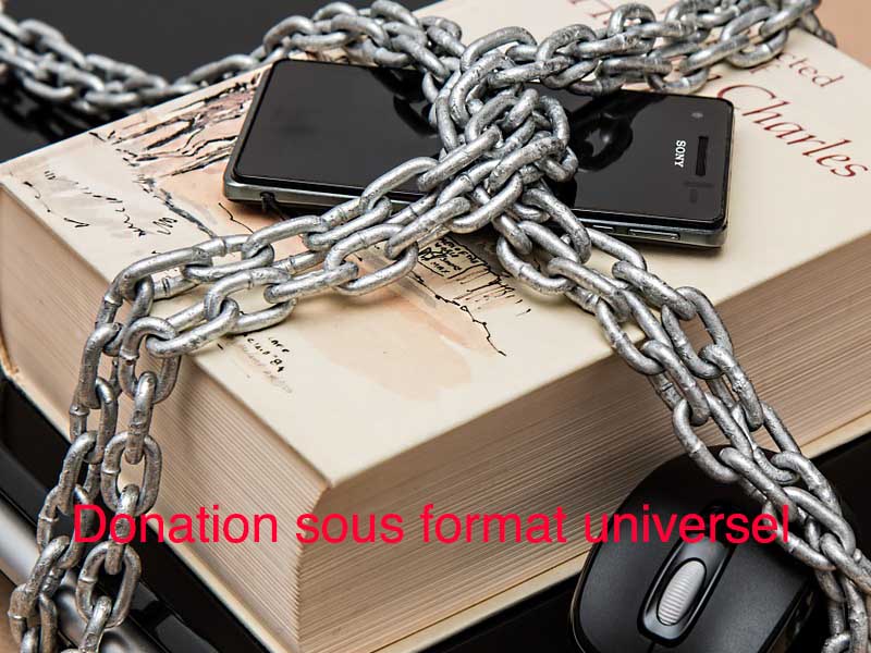donation sous format universel