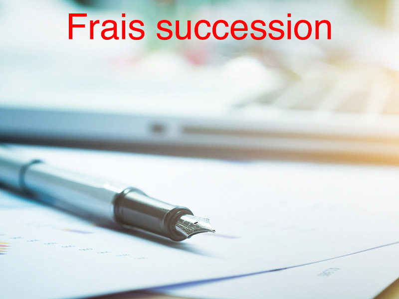 succession frais