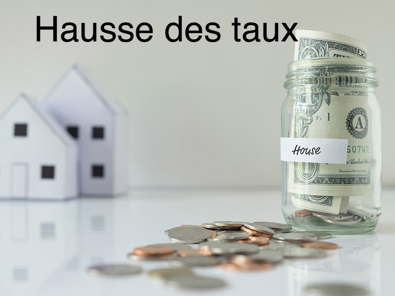 hausse des taux immobilier