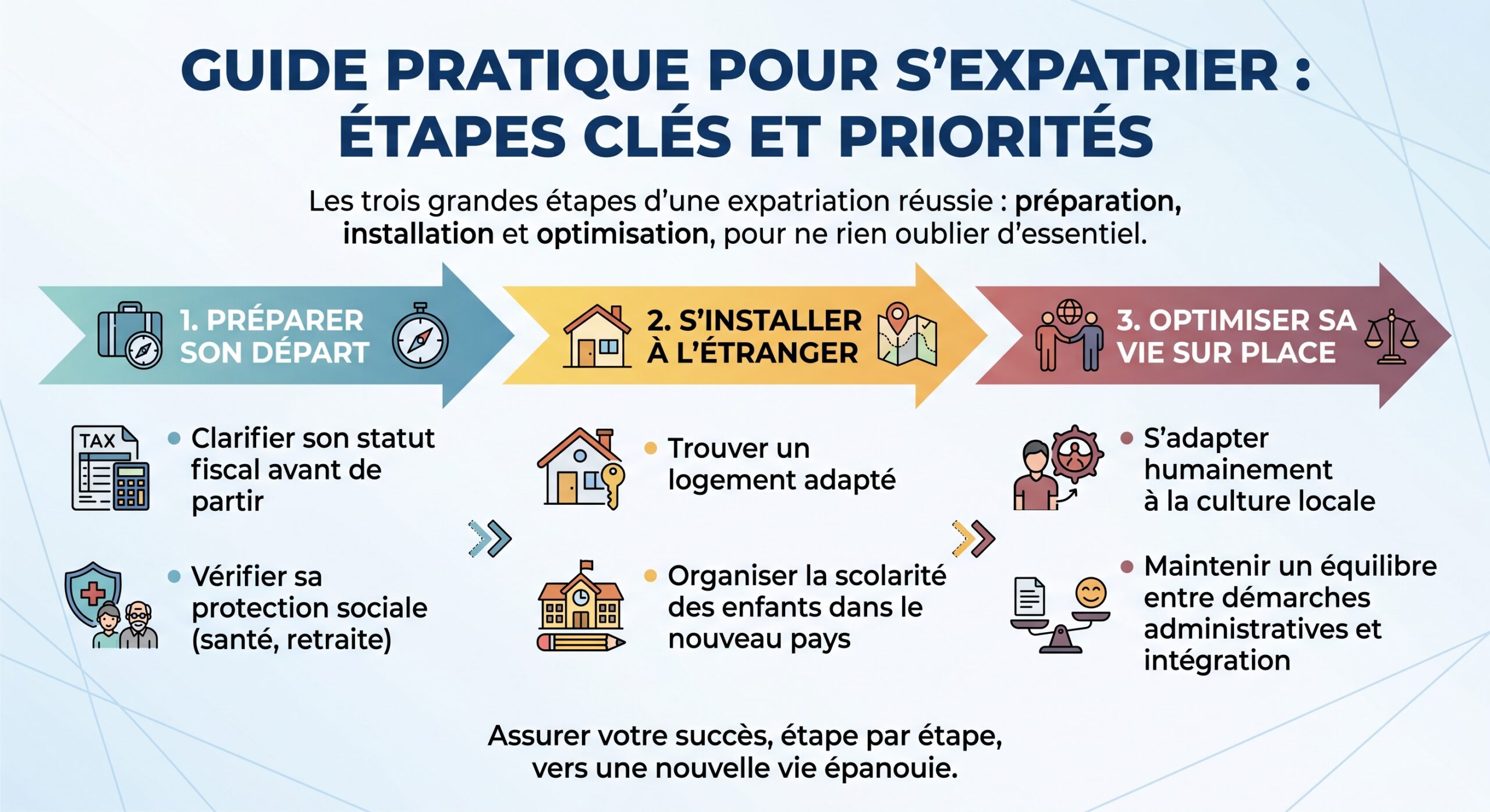 Guide pratique pour s'expatrier : étapes clés et priorités