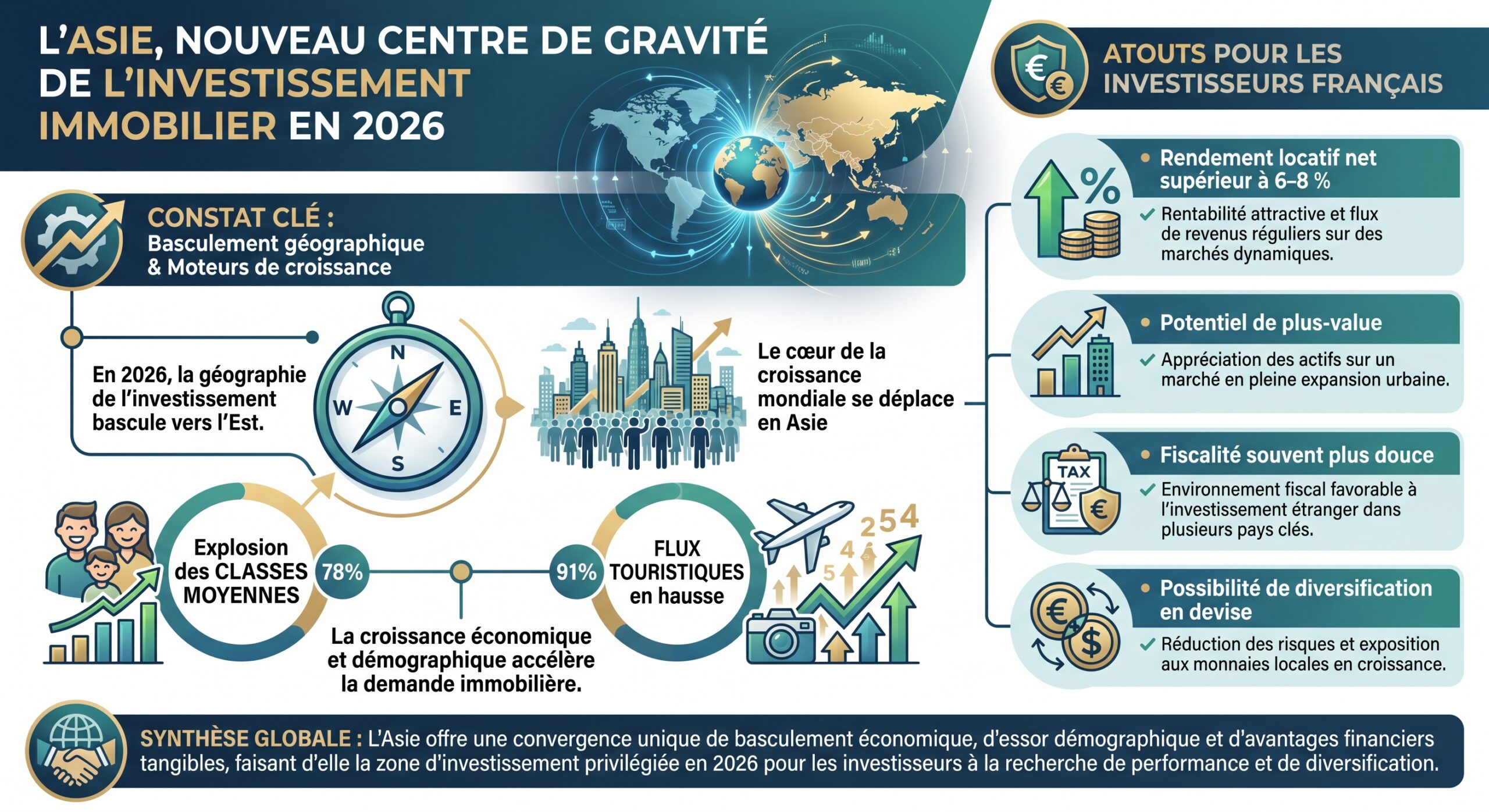 L'Asie, nouveau centre de gravité de l'investissement immobilier en 2026
