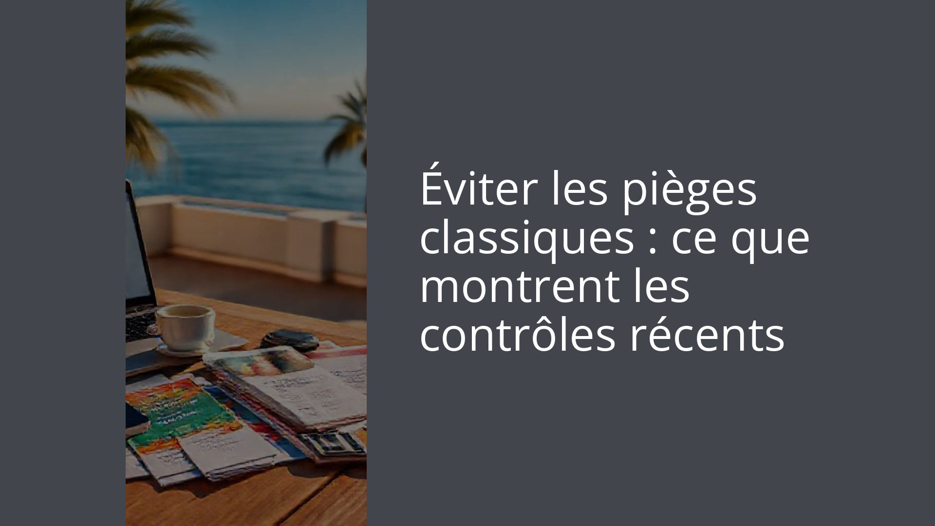 Éviter les pièges classiques : ce que montrent les contrôles récents