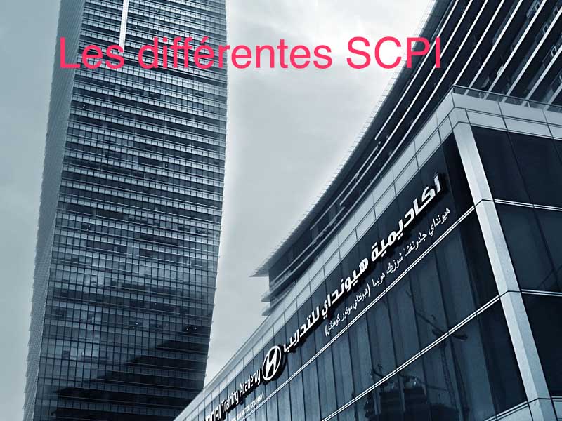 les différentes scpi