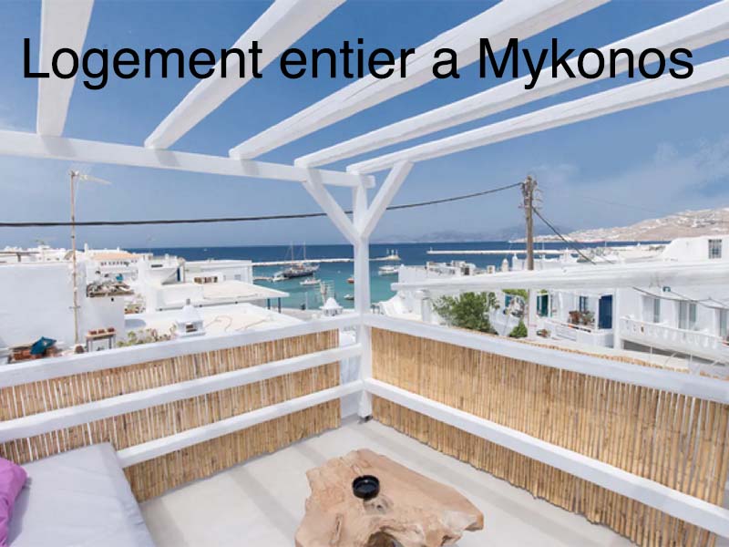 logement type à Mykonos airbnb