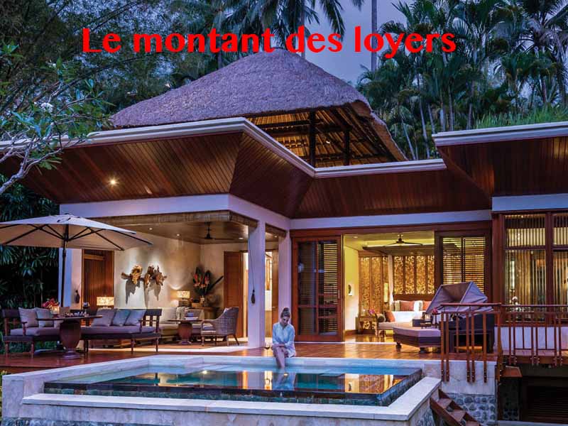 montant loyer bali