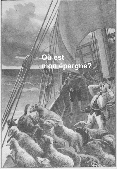 moutons panurge épargnant