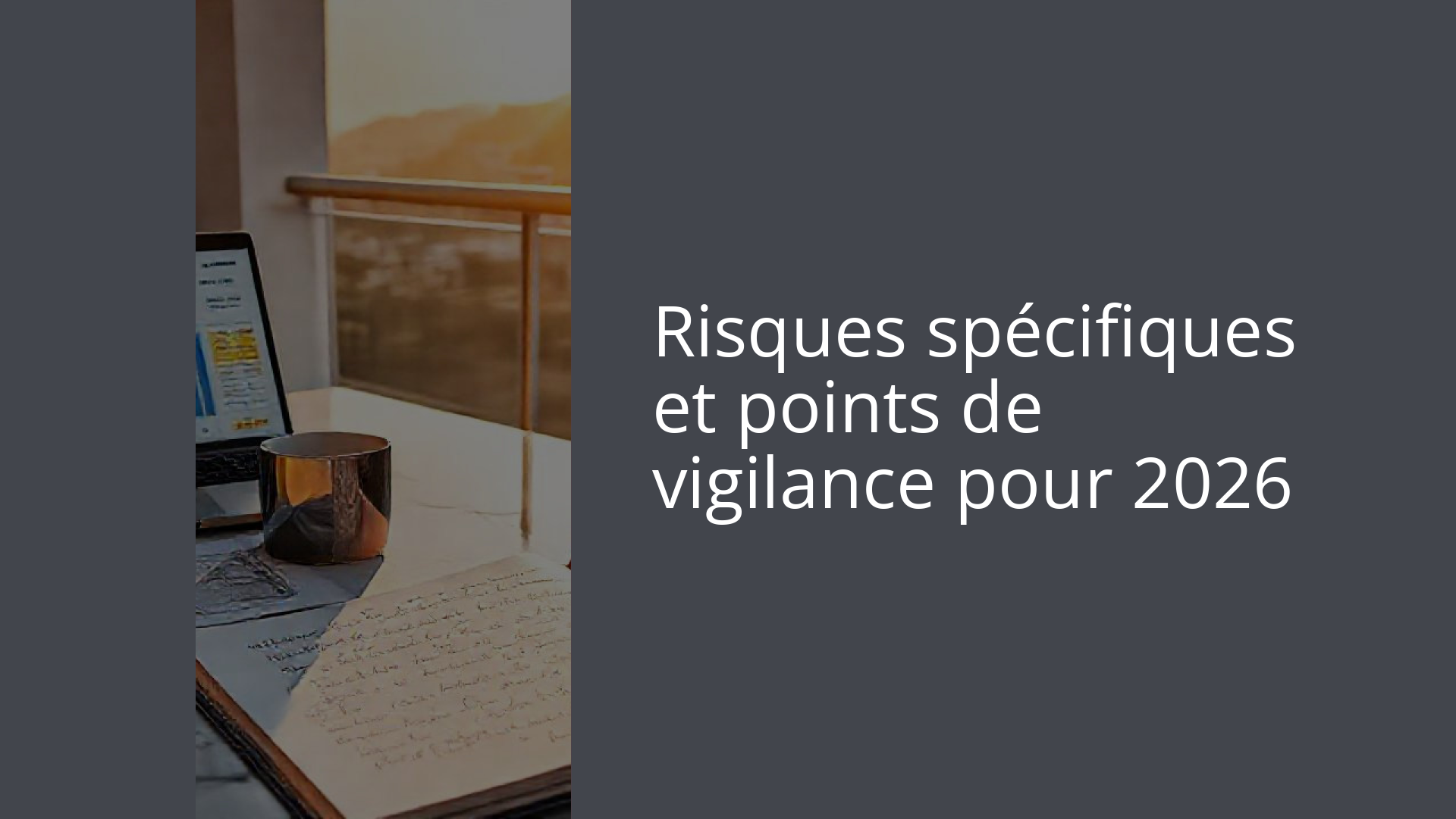 Risques spécifiques et points de vigilance pour 2026