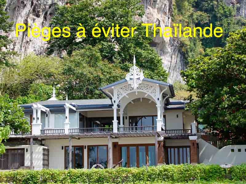 pièges à éviter thailande