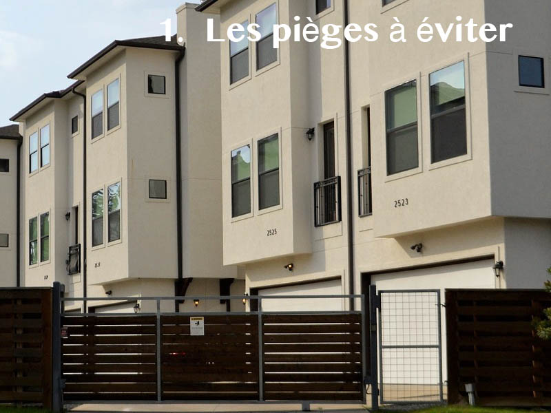 pièges location meublée