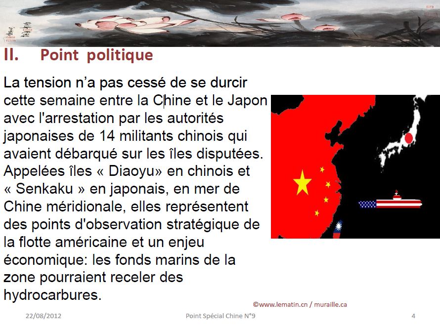 Point spécial Chine Page 4 Point politique en Chine