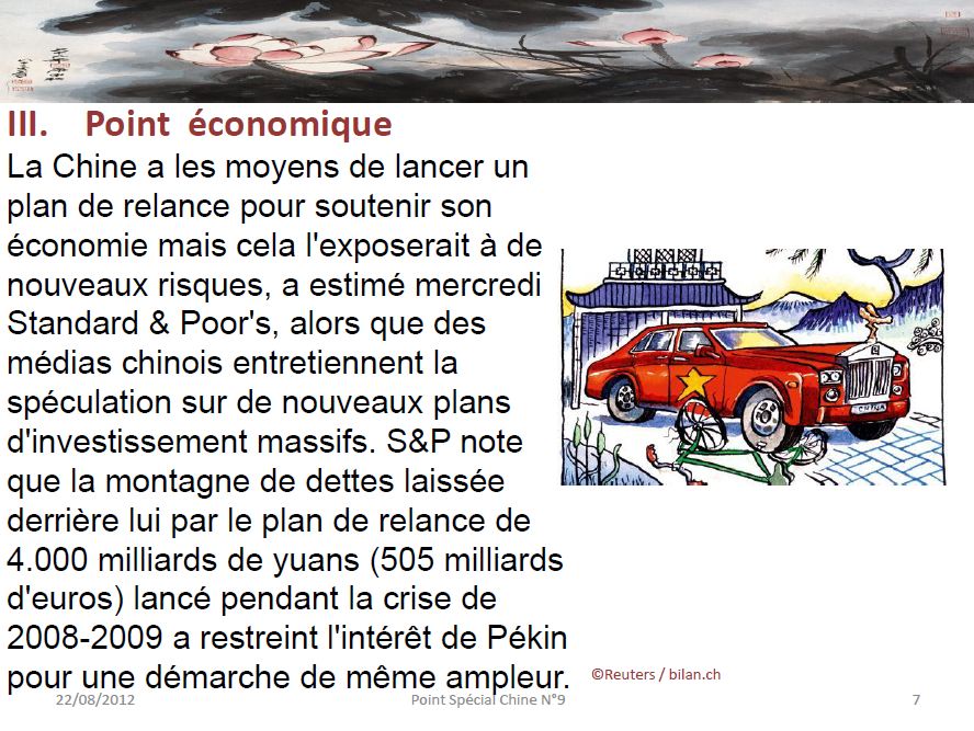 Point spécial Chine Page 7 Point économique en Chine