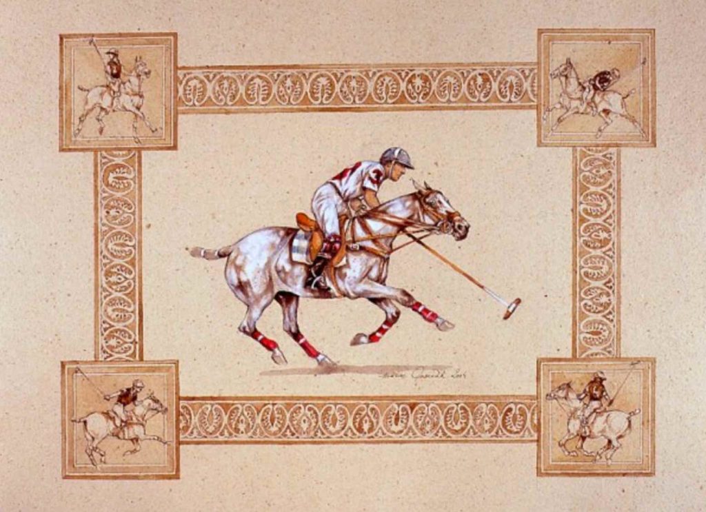 marine oussedik chevaux polo