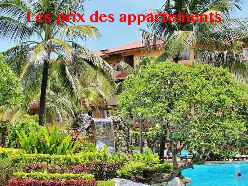 prix appartement bali