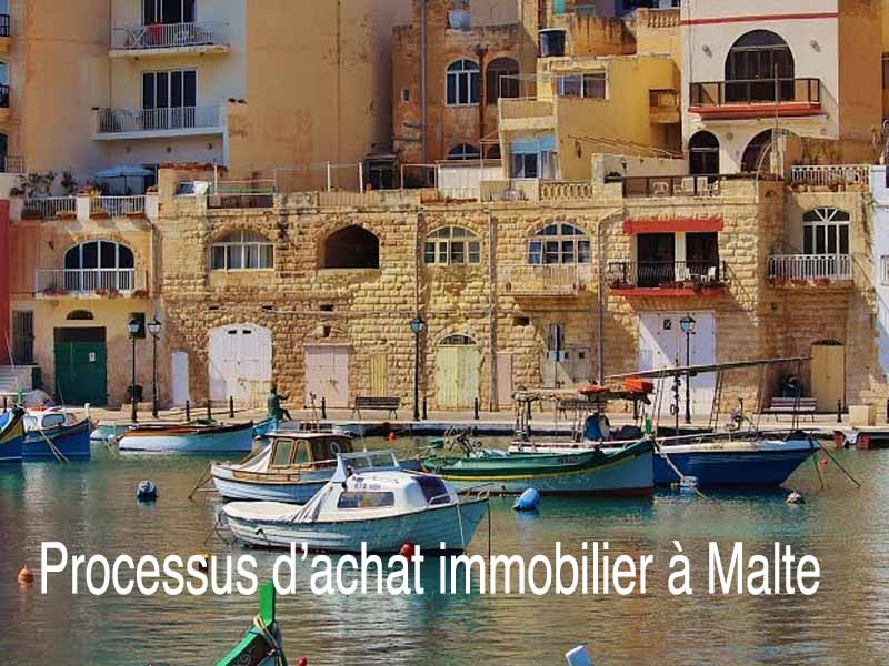 processus achat immobilier à Malte