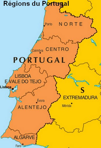 regions du portugal