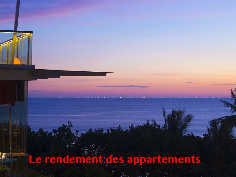 rendement appartement bali