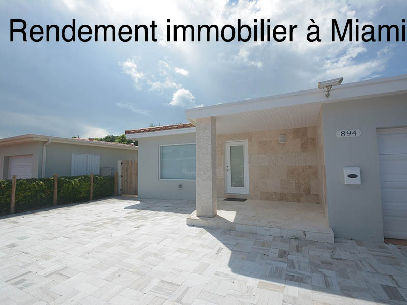 rendement immobilier Miami