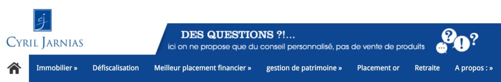 Le blog gestion de patrimoine et ces rubriques
