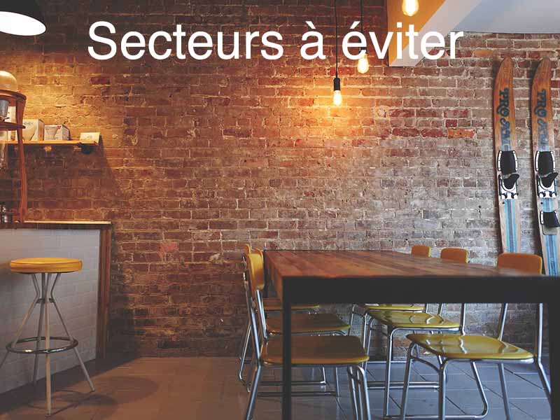 secteur à éviter