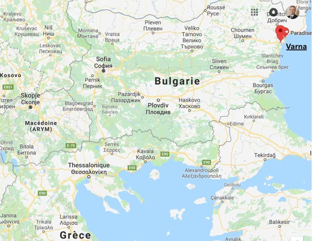 varna position géographique