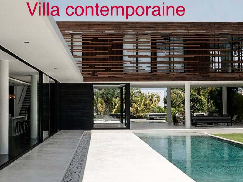 villa contemporaine bali