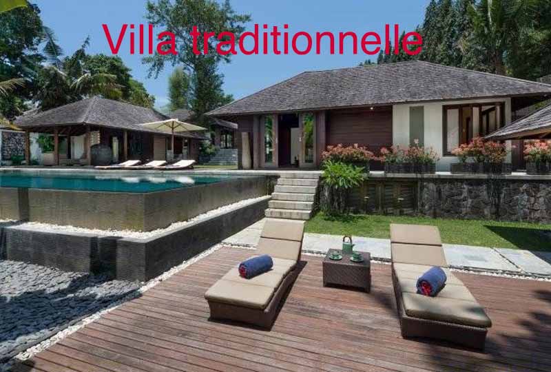 villa traditionnelle bali