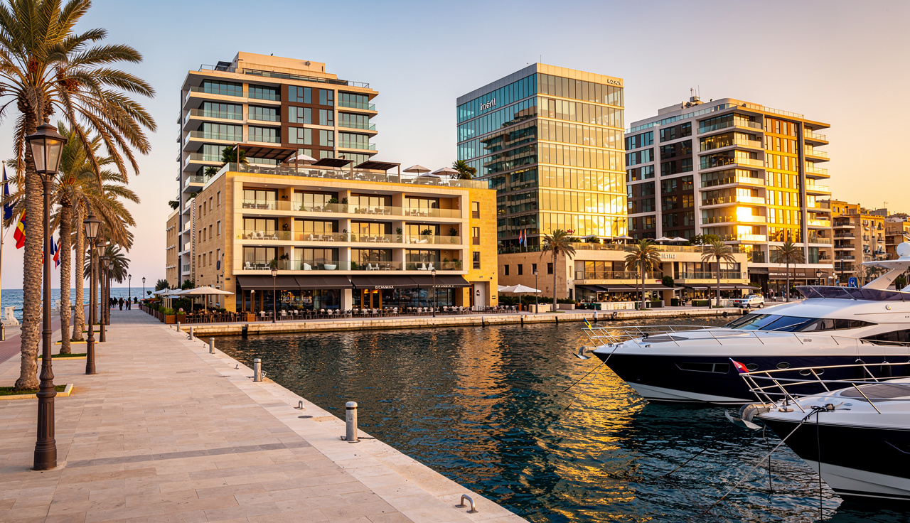 Front de mer à Sliema et St Julian's
