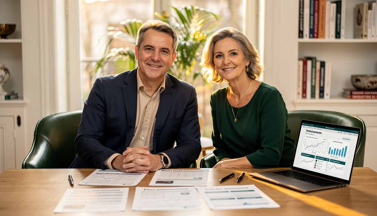 Couple de 52 ans optimisant sa transmission