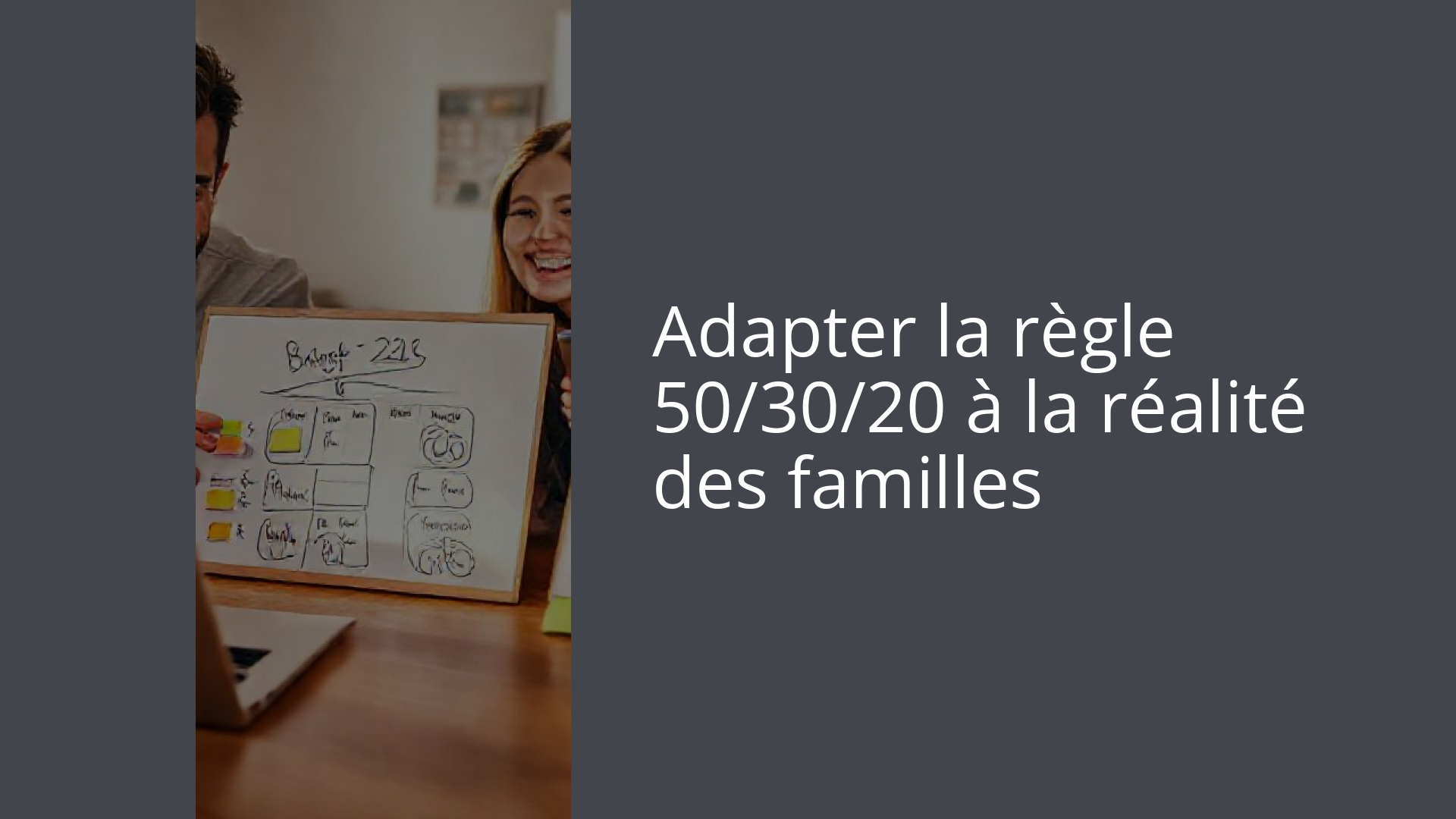 Adapter la règle 50/30/20 à la réalité des familles