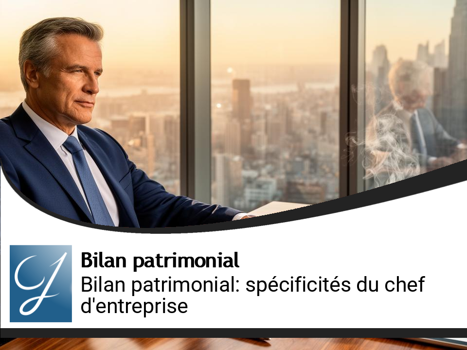 Bilan patrimonial du chef d&rsquo;entreprise : spécificités et points clés