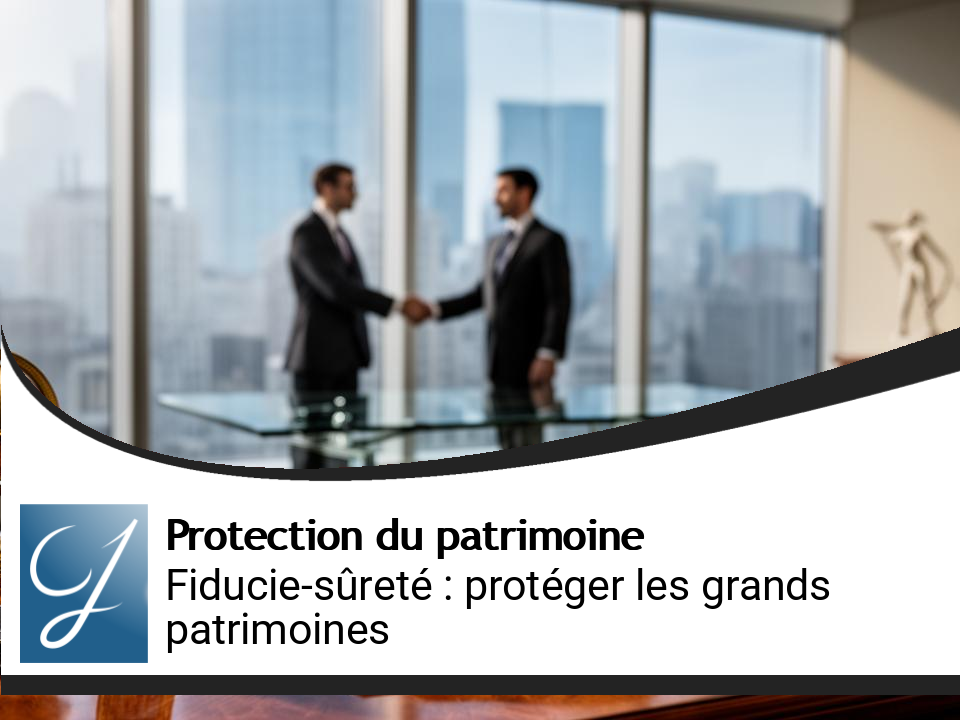 Fiducie-sûreté : levier de protection et de financement des grands patrimoines