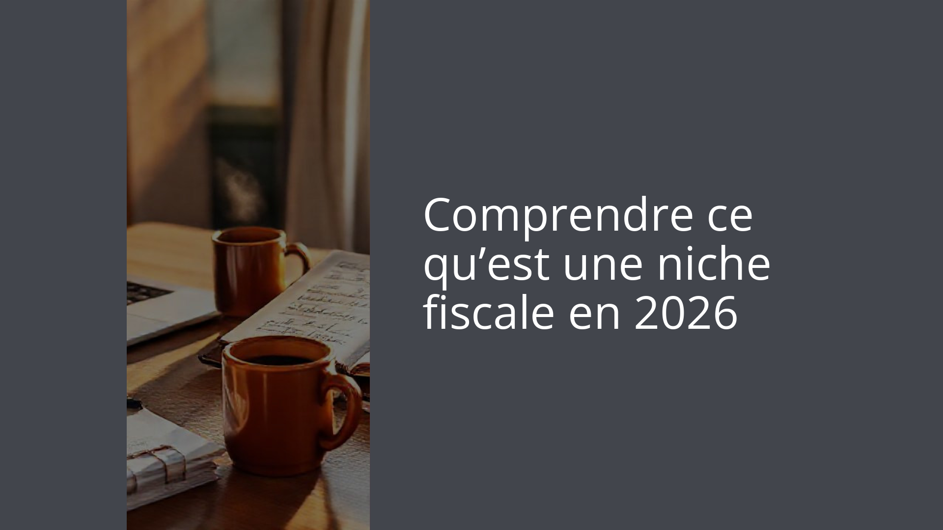 Comprendre ce qu’est une niche fiscale en 2026