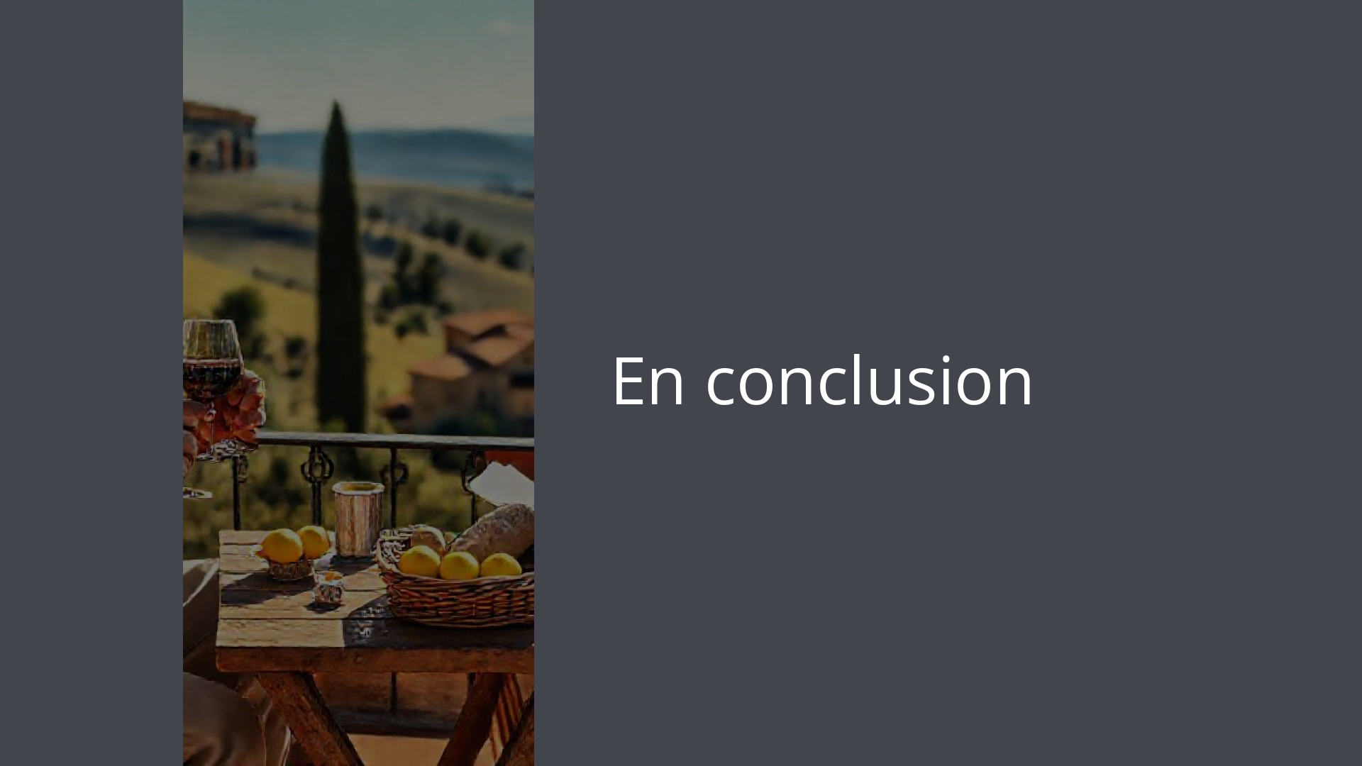 En conclusion