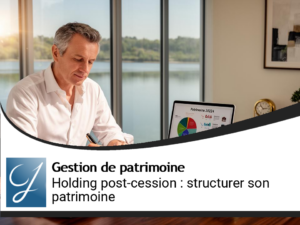 Holding post-cession : comment structurer son patrimoine après avoir vendu