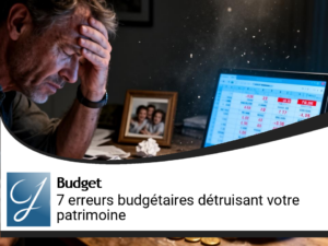 Les 7 erreurs de gestion budgétaire qui détruisent votre patrimoine